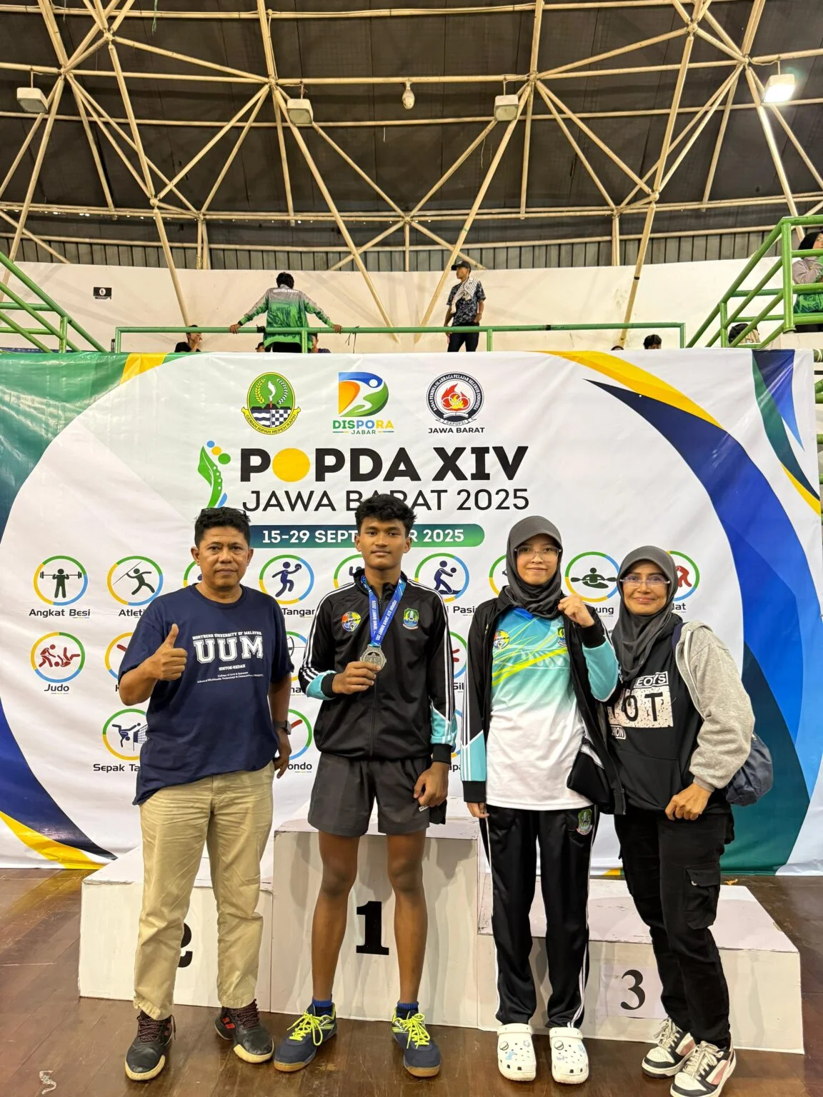 Membanggakan! PTMSI Kota Bekasi Raih Medali Perak di POPDA Jawa Barat 2025