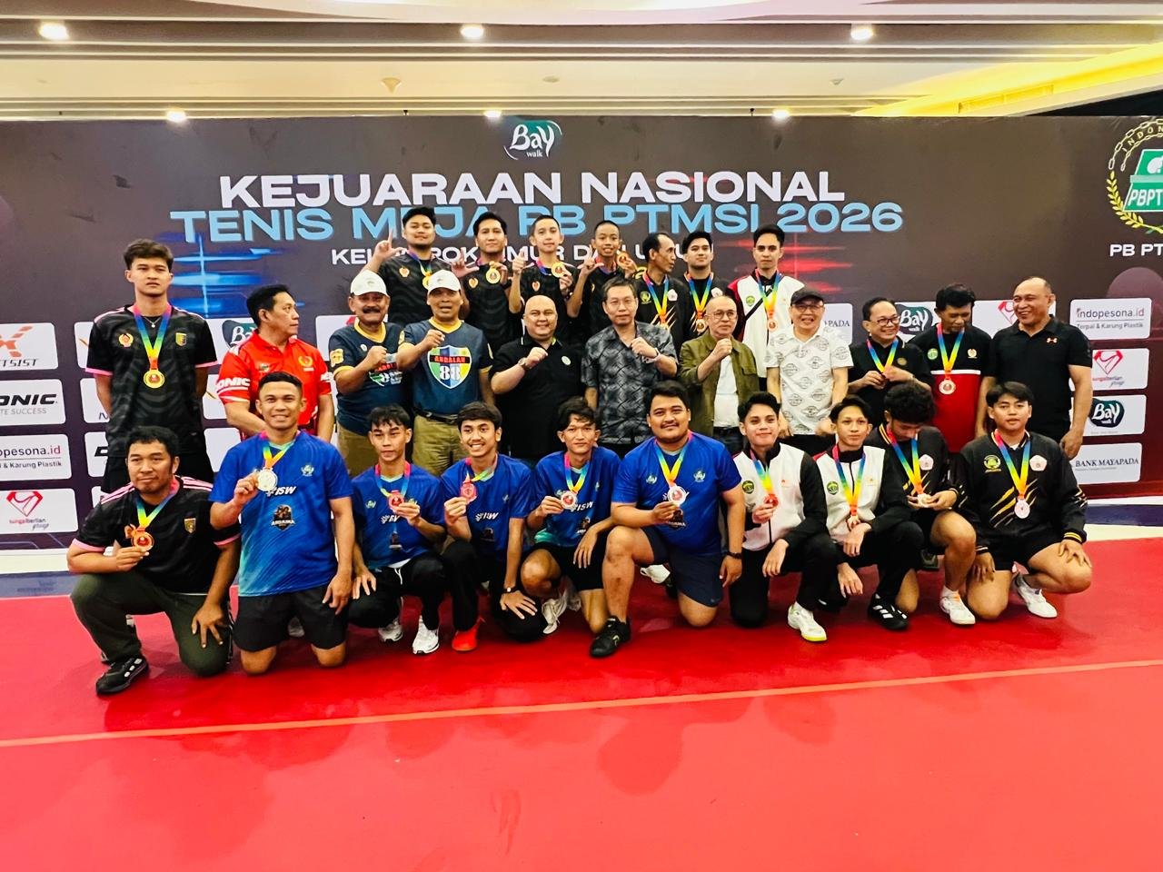 Jawa Barat menjadi juara umum dengan 5 emas 4 perak dan 4 perunggu